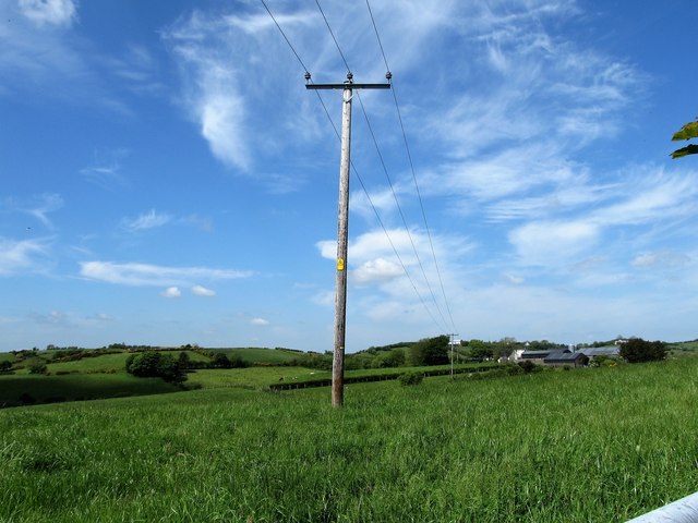 Power Lines Crossing Improved Farmland © Eric Jones Cc By Sa20 Geograph Ireland 2794