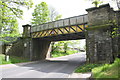 SD9850 : Railway Bridge SKS1/5 over Keighley Road by Roger Templeman