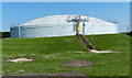 Covered reservoir next to Wyville Road