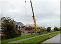 Canalside new housing near Nantwich, Cheshire