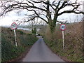 Start of 30 MPH zone on Commons Lane