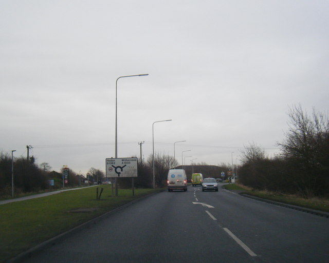 A1033 Hull Road at Hedon turn