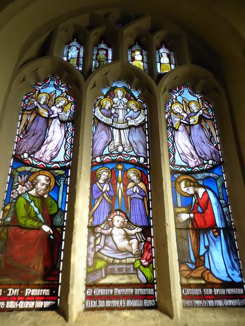 St Katharine, Merstham: stained glass window (vii)