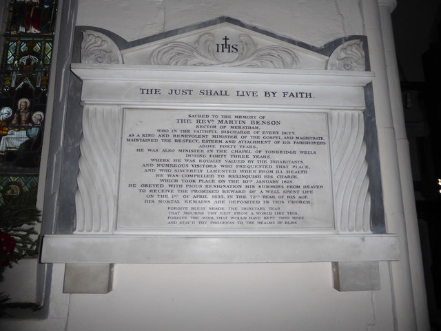 St Katharine, Merstham: memorial (8)