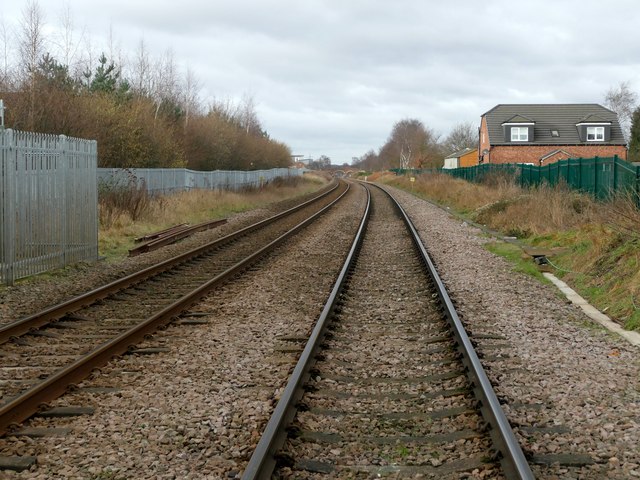 The Doncaster - Lincoln railway line at... © Graham Hogg cc-by-sa/2.0 ...