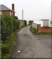 Public footpath from Chester Road towards the Dee Estuary, Flint