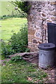 Benchmark on outbuilding of Rivermeadow Cottage