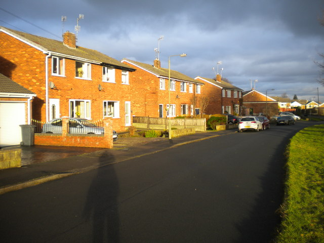 Houses on Cartmel Crescent, Newbold
