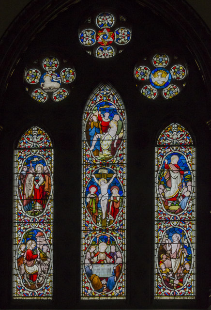 East window, St Peter in Eastgate, Lincoln