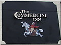 The Commercial Inn name sign, Abercarn