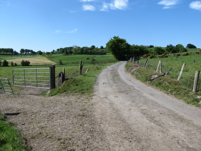 Field entrance on the Tullynawood Road