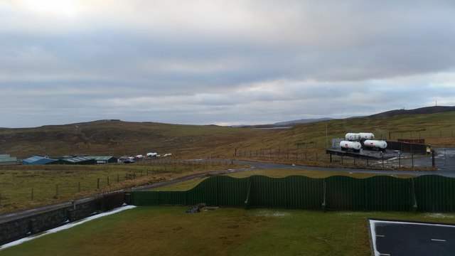 View from the Decca building, north of Lerwick