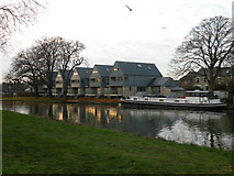 TL4659 : New Riverside Housing in Chesterton by Keith Edkins