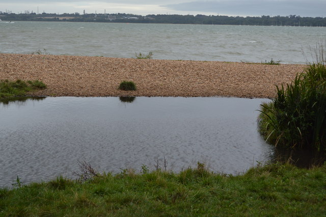 Lagoon by Southampton Water © N Chadwick :: Geograph Britain and Ireland