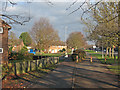 On Barnwell Road cycle path in January