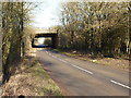 SP2385 : Packington Lane under the M6 by Richard Law
