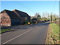 SP2386 : Roadside barns at Church End Farm, Maxstoke by Richard Law