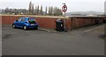 Older and newer sections of the Riverside Flood Defence wall, Newport