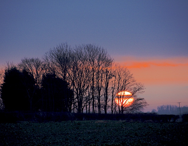 Sunrise near Withernwick