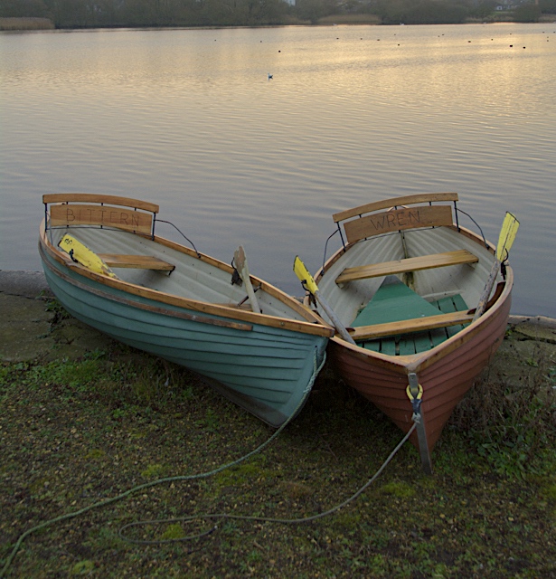 Hornsea Mere rowing boats © Paul Harrop :: Geograph Britain and Ireland