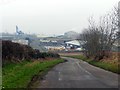 Looking over Flixborough Industrial Estate