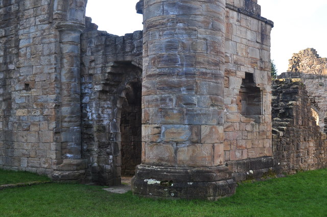 Pillar of Finchale Priory abbey church