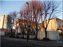 TQ2583 : Flats on Abbey Road, St Johns Wood by David Howard