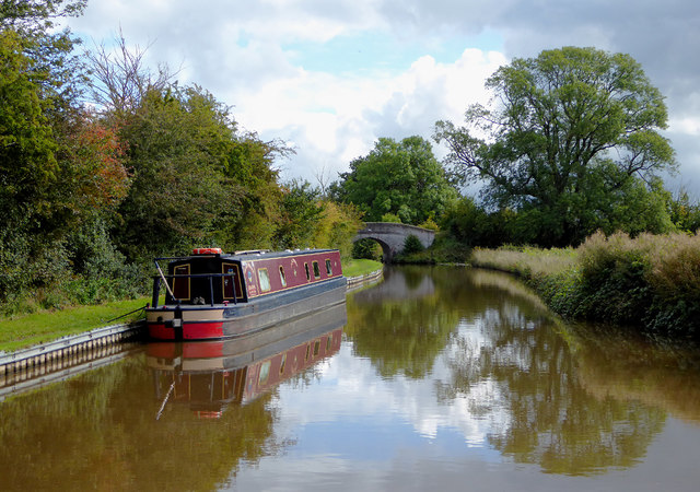 Llangollen Canal east of Bettisfield, Wrexham