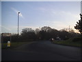 Lowfield Heath roundabout on the A23