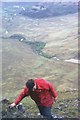 NN1154 : Climbing the north ridge of Aonach Dubh a' Ghlinne by Alan Reid