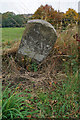 SO1223 : Milestone on loop of old A40, now a layby by Robert Caldicott