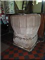 Font in White Ladies Aston church