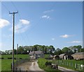 Farmhouse and outbuildings on the A3 in Lisdrumburghas TD