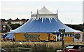 Chinese Circus big top at Glyne Gap, 2009