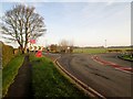 Hornsea  Road  B1242   turning  south  after  leaving  Skipsea