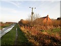 Hornsea  Road  approaching  Strawberry  Fields  Caravan  Park