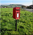 Queen Elizabeth II postbox on a Tywyn corner