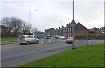 NZ3081 : Roundabout on A193 in Blyth by Russel Wills
