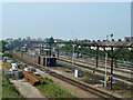 Railway west of East Ham depot