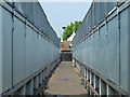 Footbridge over railway, East Ham