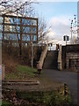 Steps onto Rutherglen Bridge