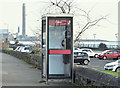 Telephone box, Carrickfergus (January 2017)