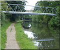 Pipebridge across the Grand Union Canal