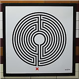 TQ3085 : Holloway Road tube station - Labyrinth 227 by Mike Quinn