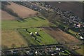 North Somercotes cemetery: aerial 2017