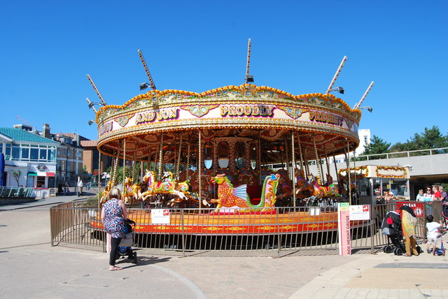 Victorian carousel on Pier Approach