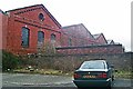 NY4155 : Old engine shed behind Lindisfarne Street (1) by Rose and Trev Clough
