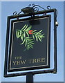 Sign for the Yew Tree Inn  