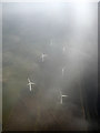 NT0159 : Pearie Law wind farm from the air by Thomas Nugent