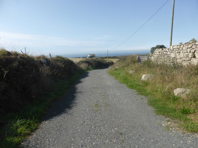 The lane leading to Faraway Cottage